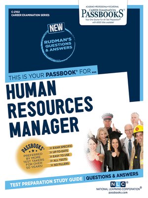 cover image of Human Resources Manager